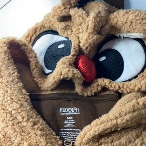 Rudolph the reindeer onesie